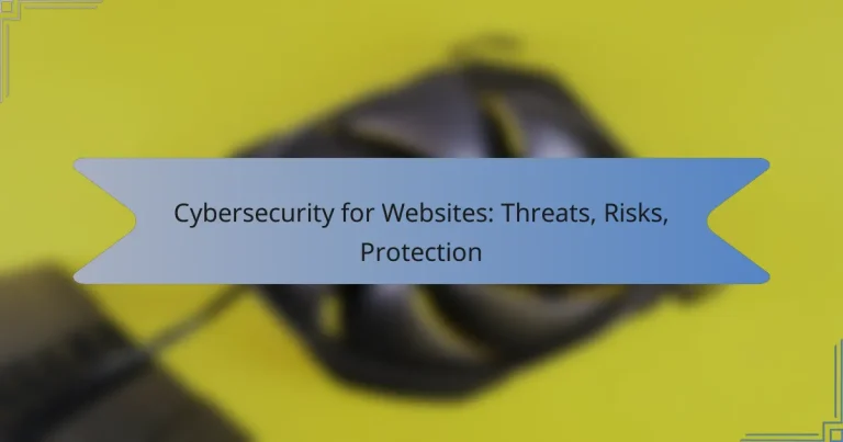 Cybersecurity for Websites: Threats, Risks, Protection