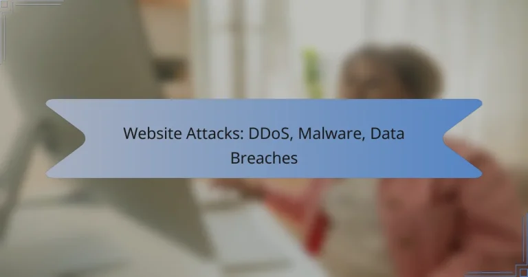 Website Attacks: DDoS, Malware, Data Breaches